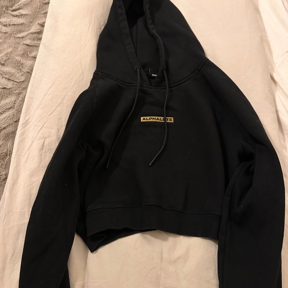 Alphalete Black Hoodie Jacket